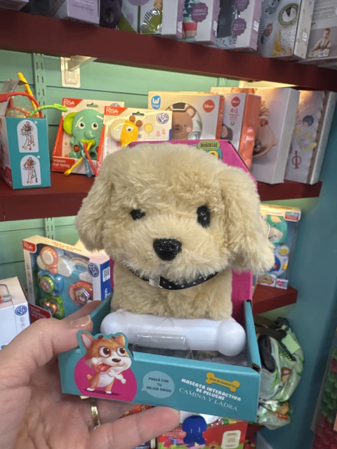 Mascota interactiva de peluche perro