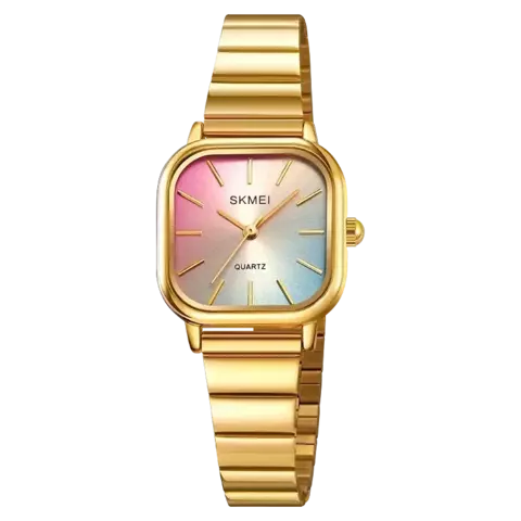 Relógio feminino Skmei 2190 à prova d'água aço inoxidável. - comprar online
