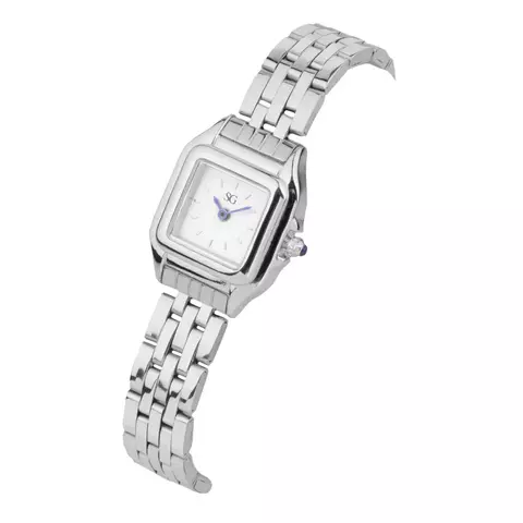 Relógio Quadrado Dourado Feminino Boxy Silver - comprar online