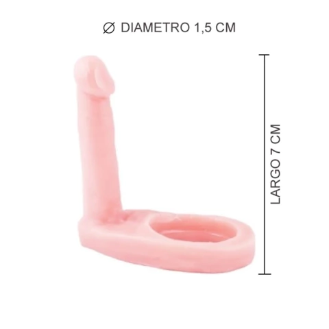 Anillo Para Doble Penetración Hot Finger Chico