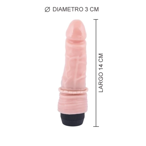 Consolador Siliconado Pequeño Nuevo Vibrador