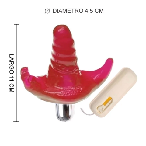 Vibrador Aladino Triple Penetración