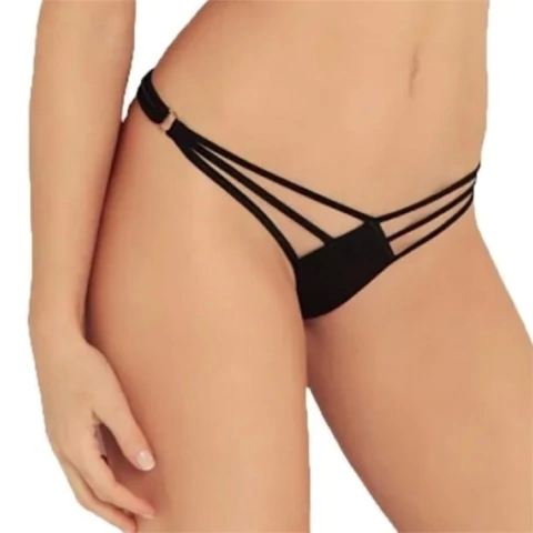 Tanga Con Tiras Negra