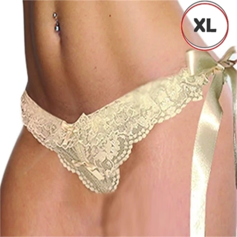 Vedetina Abierta En Puntillas Con Lazo XL
