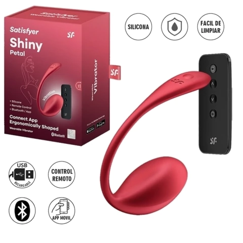 Shinny Petal Estimulador De Punto g Y Clítoris Con Control Remoto