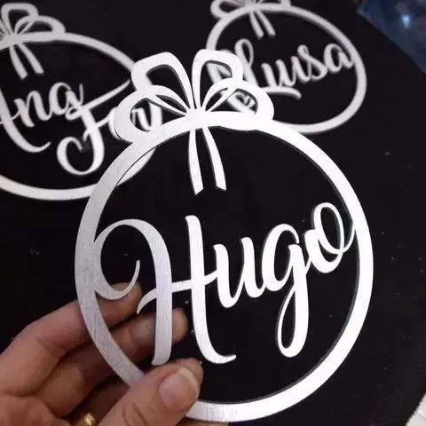 Esferas con nombre para Arbol De Navidad