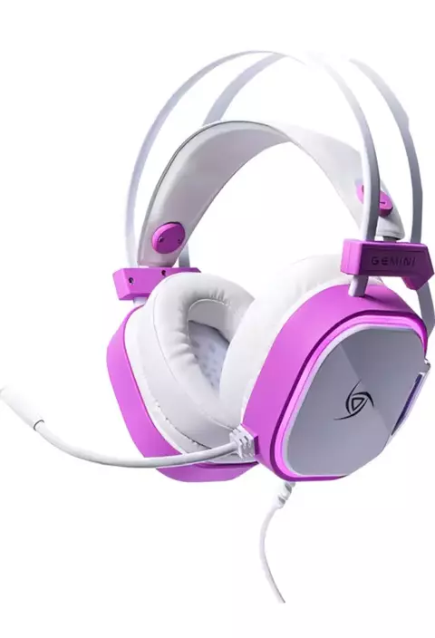Auriculares Gamer Vsg Gemini Rgb White Pink - comprar online