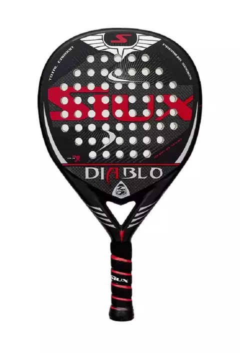 Paleta Padel Siux Diablo Grafeno Rojo Carbon 24k - comprar online