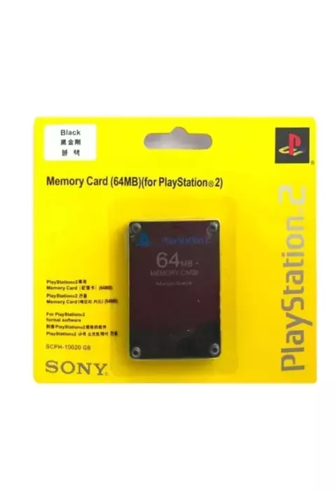 Memory Card 64 Mb Ps2 Playstation 2 Sony 100% Originales ! - comprar online