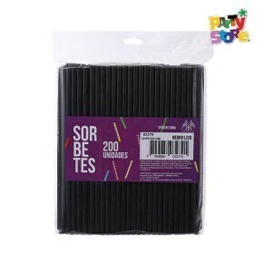 SORBETES NEGRO LISO x 200un. - comprar online