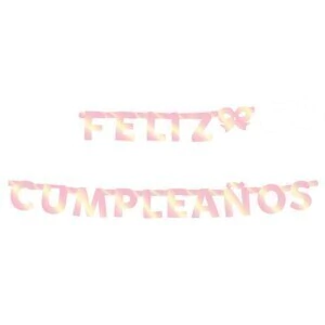 BANNER FELIZ CUMPLEAÑOS IRIDISCENTE 160Cm GUI 04