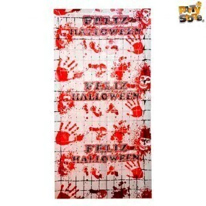 CORTINA FELIZ HALLOWEEN 100x200cm - comprar online