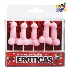 VELAS FORMAS - SET SEX ADULTOS X 5 PIEZAS - comprar online