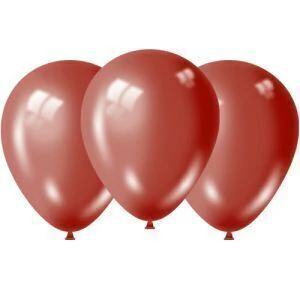 GLOBBY 12" PERLADO METALIZADO ROJO CEREZA x 25 unidades - comprar online