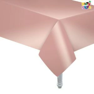 MANTEL METALIZADO ROSA GOLD 137cmx274cm - comprar online