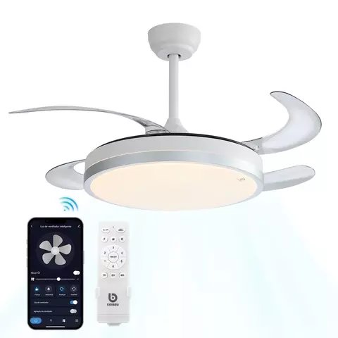 Tuya, Ventilador, Ventilador de Teto, Fans, Ventilador Teto, Lluminação LED,