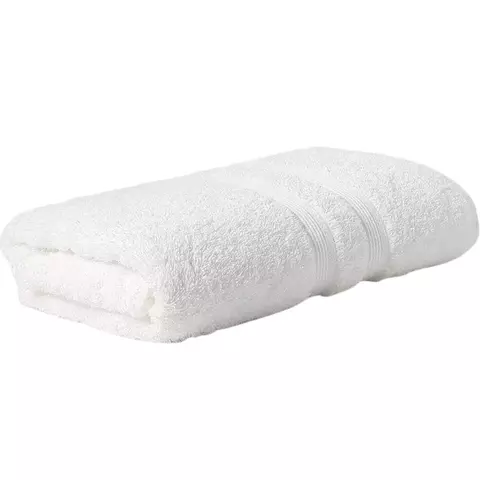 Toalha De Banho Buddemeyer Algodão Egípcio 77x140cm Branca Fio Penteado