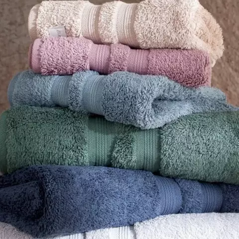 Toalha De Rosto Algodão Egípcio Penteado Buddemeyer 48x90cm Prata