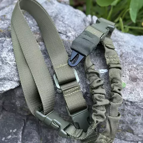 CORREA TACTICA DE 2 PUNTOS BUNGEE - VERDE - comprar online