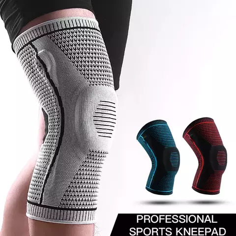 1/2 pc joelheiras cinta patela medial suporte menisco silicone proteção de esp
