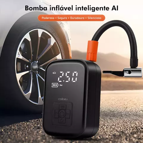 Compressor de ar Portátil, Mini Compressor de ar Portátil, Bomba de Encher Pne