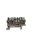 Weidmuller regua de borne conector eb12 c904138.4457, zdu2.5mm2, mola,2 ptas,47 pcs - comprar online