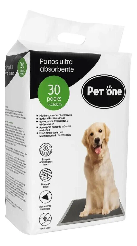 Paños Higienicos Pet One x30 60x60cm Unidades Open Pet