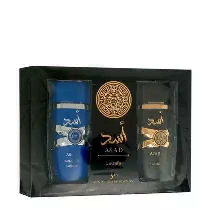 Kit Lattafa Asad 5th Anniversary Edition Edp Masculino 100ml + Edp 100ml