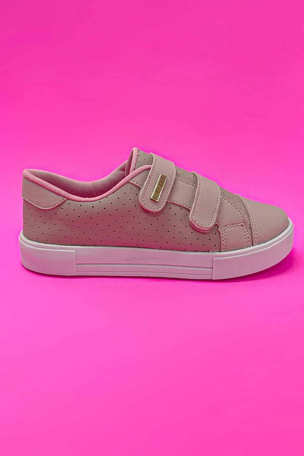 Tênis Casual Velcro Infantil Nude na internet