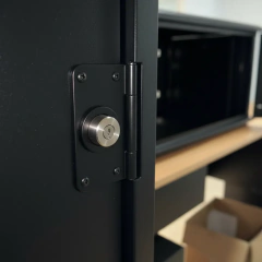 Rack Mural 6u Follsnet Negro Con Llave Para Servidor Dvr 19 en internet