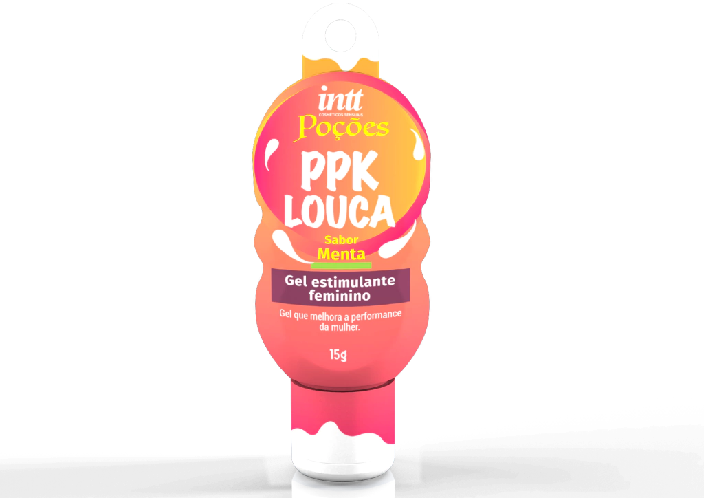 PPK LOUCA GEL FEMININO AROMA DE MENTA LINHA POÇÕES 15G