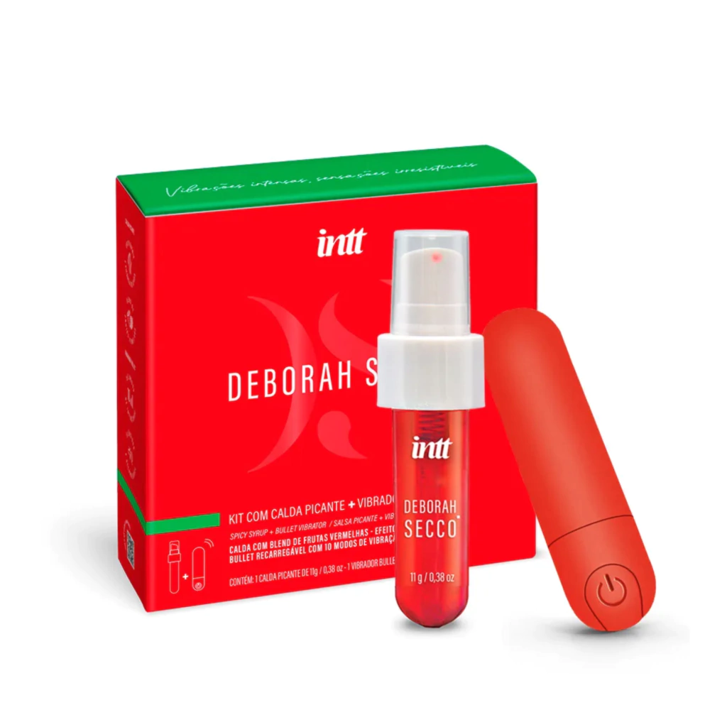 KIT BULLET DEBORAH SECCO E CALDA BEIJÁVEL PICANTE