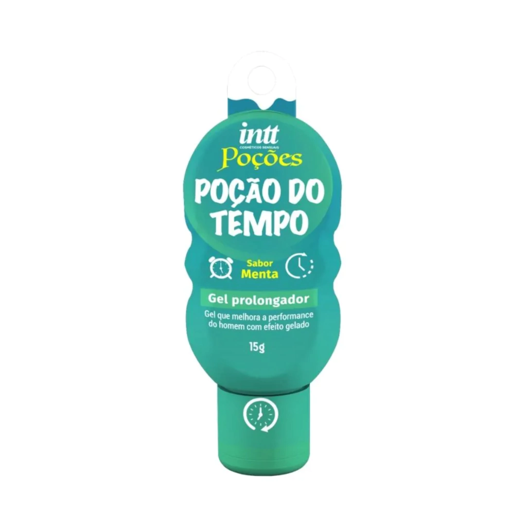 POÇÃO DO TEMPO - GEL PROLONGADOR - EFEITO GELADO - SABOR MENTA
