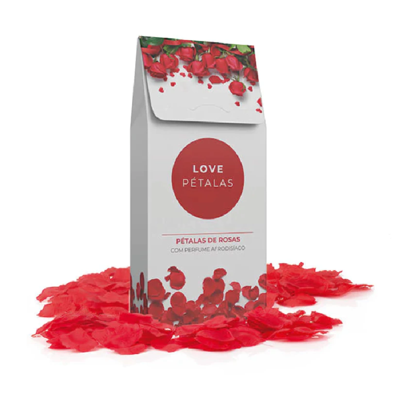 PÉTALAS DE ROSAS COM PERFUME AFRODISÍACO