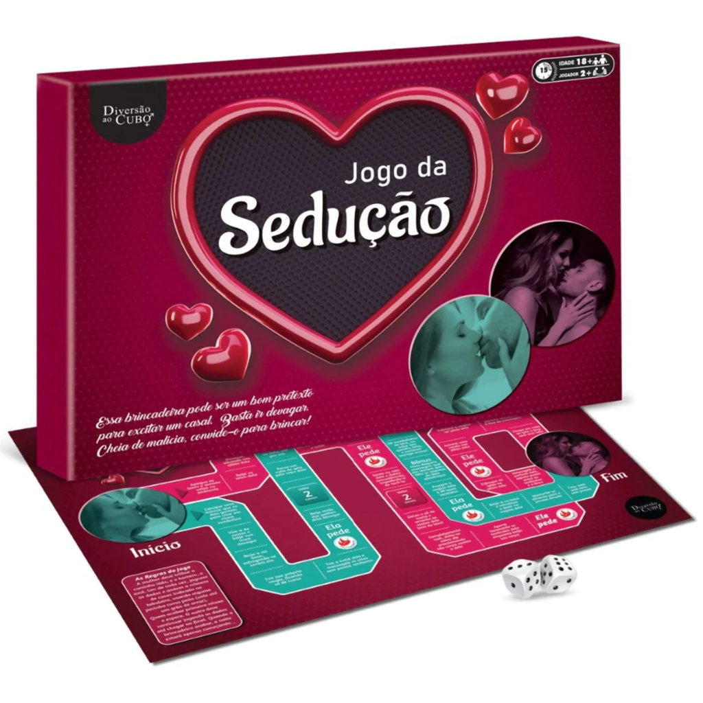 JOGO ERÓTICO JOGO DA SEDUÇÃO DIVERSÃO AO CUBO