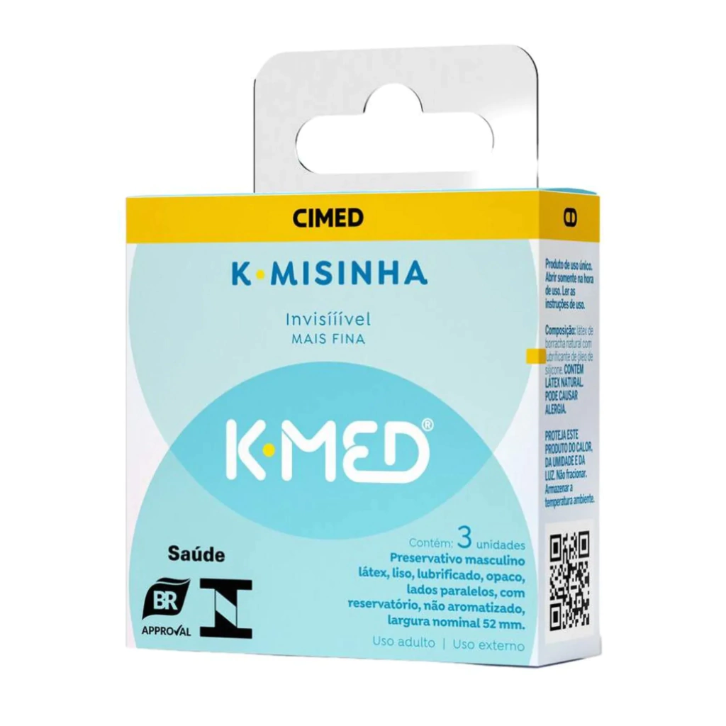 K-MISINHA INVÍSIVEL COM 3 UNID. CIMED