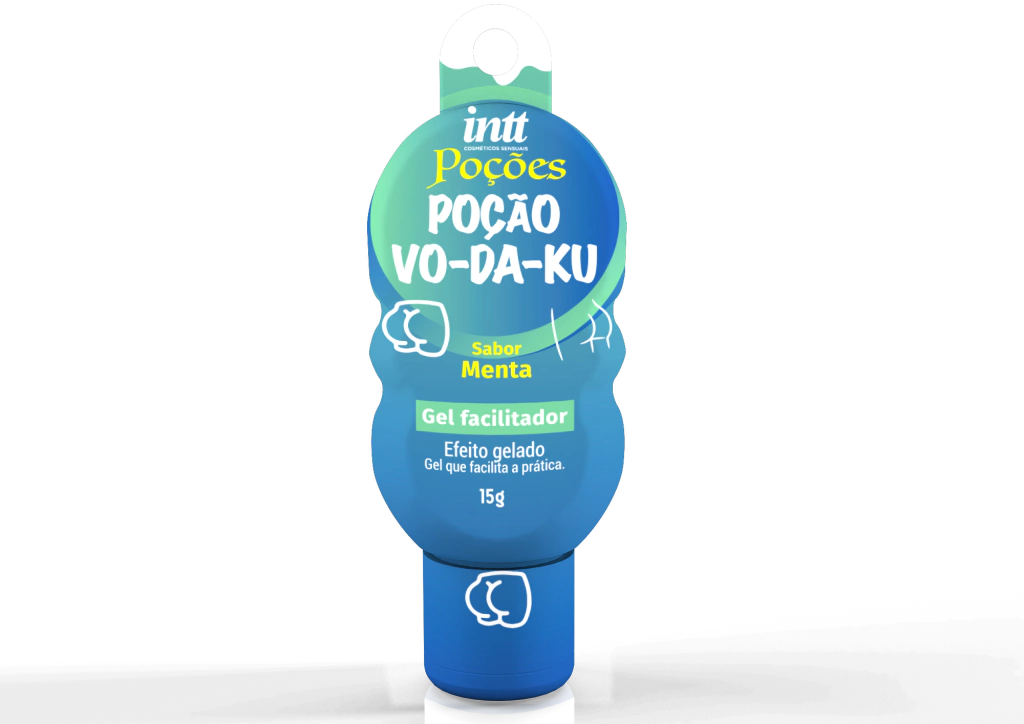 POÇÃO VO-DA-KU GEL FACILITADOR AROMA DE MENTA LINHA POÇÕES 15G