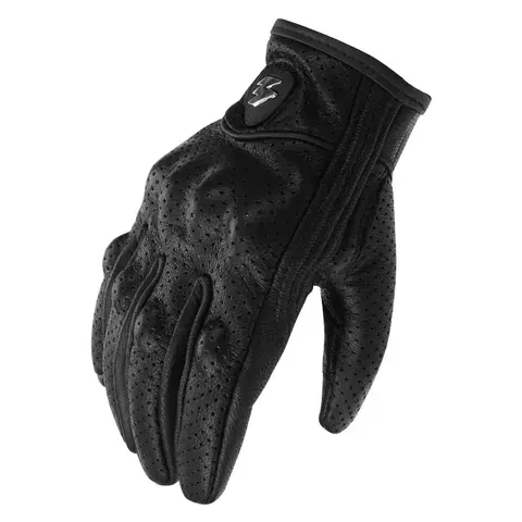 Luvas Touch Couro Carbono - Moto, motocross, off road e ciclismo