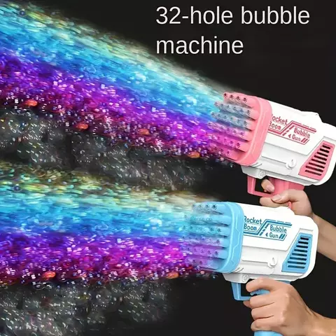 Pistola Automática de Bolhas - Bubble Rocket