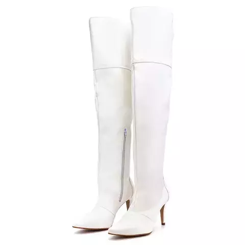 Bota Over Napa Salto Fino - Feminina