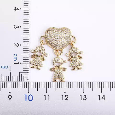 Colar amor de mãe banhado a ouro 18K