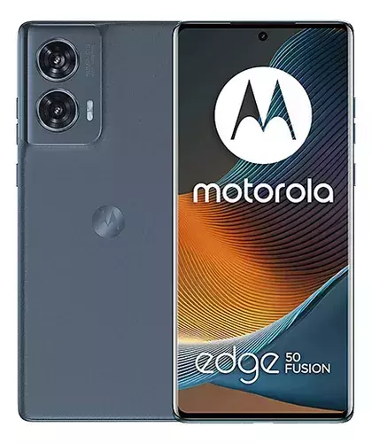 CELULAR MOTOROLA EDGE 50 FUSION FOREST BLUE/GRIS ARDOISE 12 256GB