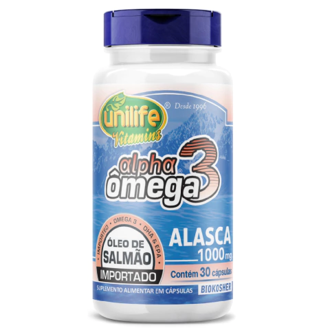 Alpha Ômega 3 Óleo de Salmão 30 cápsulas