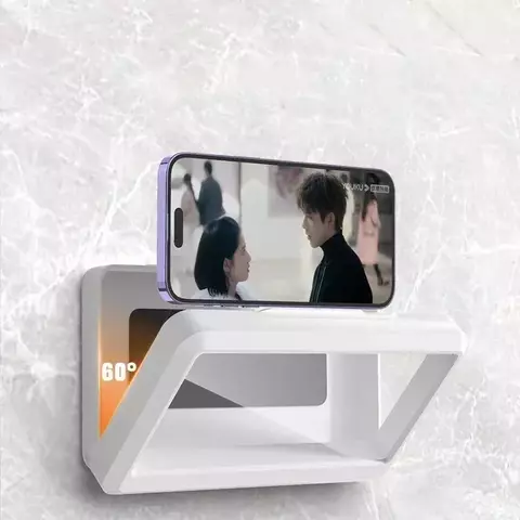 Suporte de telefone para chuveiro, à prova d'água, 480, giratório, para banhe
