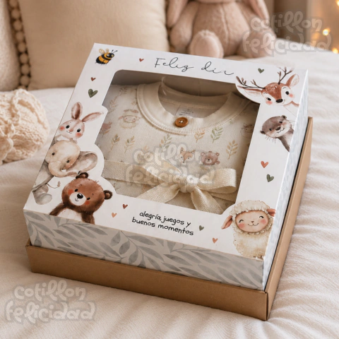 Bandeja Desayuno Línea Bosque 25x25x12cm | Día del Niño Regalo