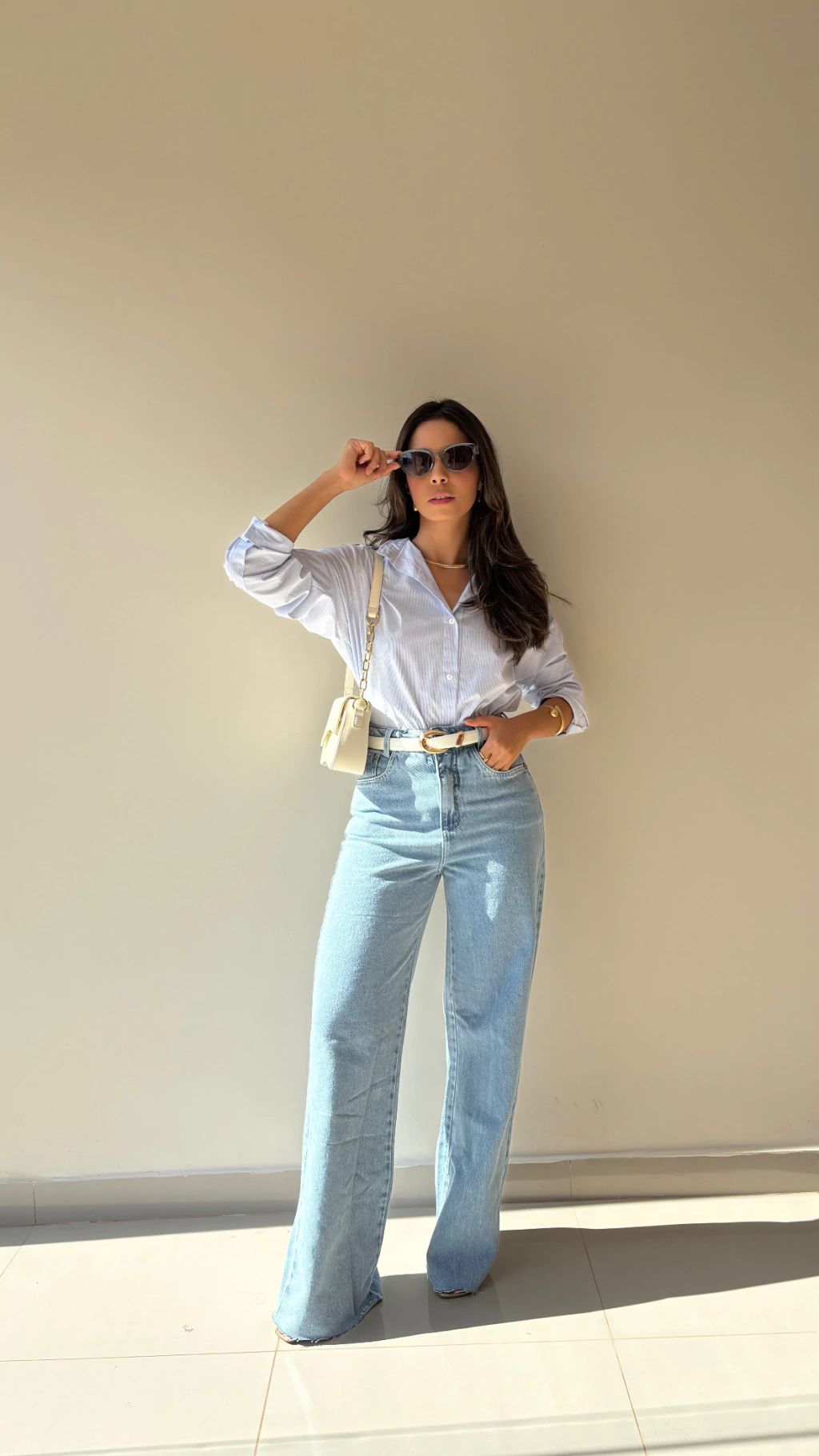 Calça Jeans Lavagem Clara