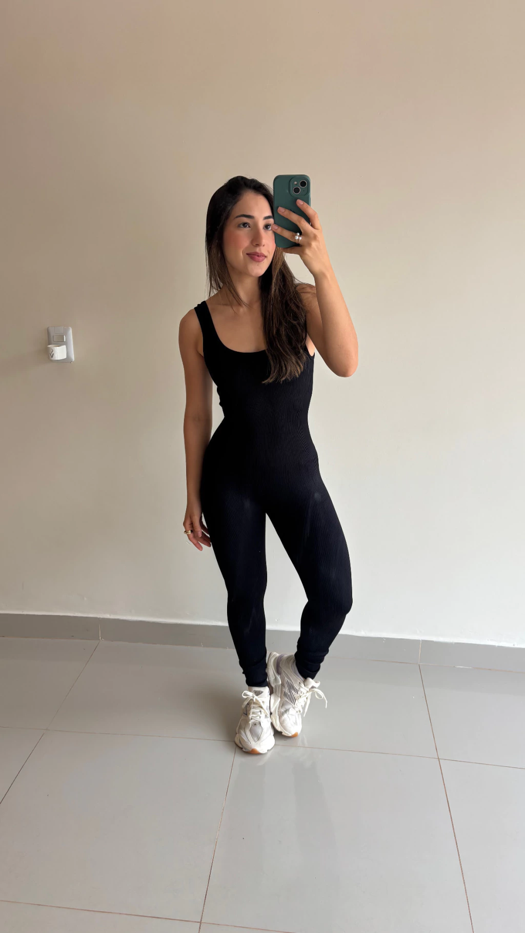 Macacão Canelado Longo