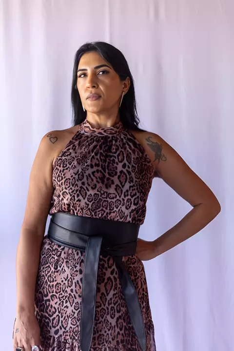 Cinto Faixa Feminino Couro Ecológico Preto – Estilo Cintura Alta