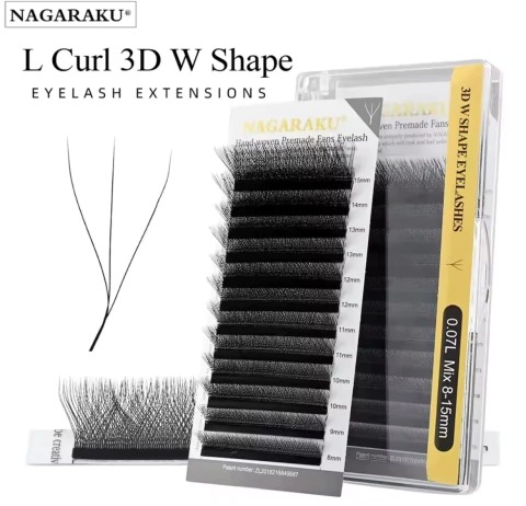 3D W L Curl mix 8-15 nagaraku
