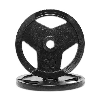 Anilha Sport Pintada c/ Furo Olímpico - 25kg (Ferro)